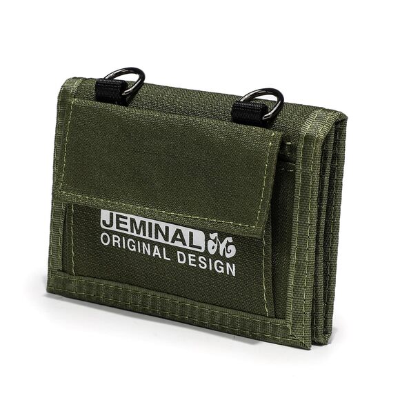 Amazon.com: Nylon Trifold Wallet with Coin Pocket (Grey  8658 Lanyard Trifold Wallet Nylon Wallet with Multiple Card Slots and ID
